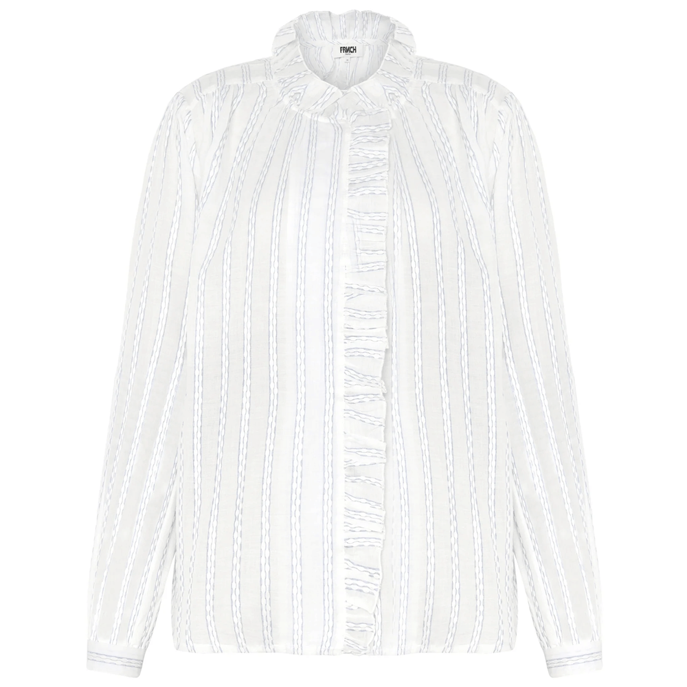 FRNCH Celena White Shirt